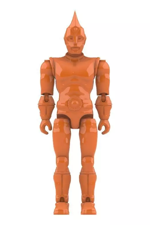 Spectreman - ARTICULATED POSEABLE ACTION FIGURE 100mm 3D print model