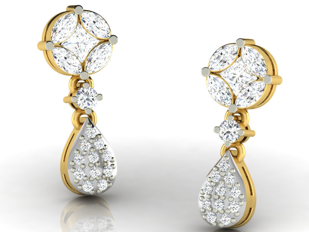 collection 50 plus earing printable models 3D print model_32