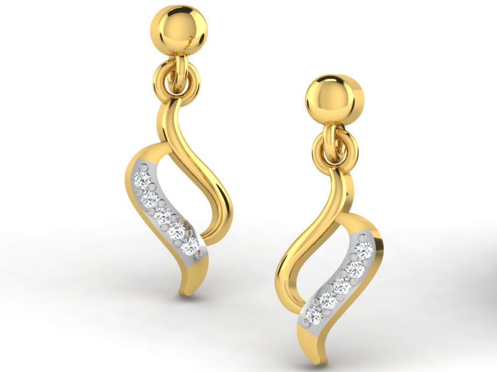 collection 50 plus earing printable models 3D print model_2