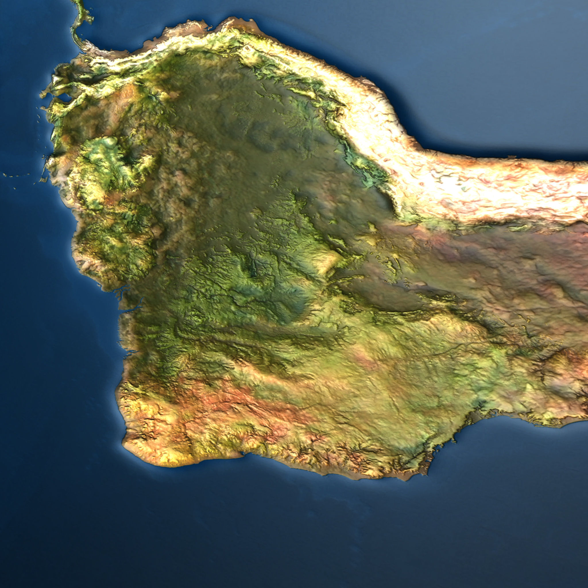 Abstract planet earth 3D model_14