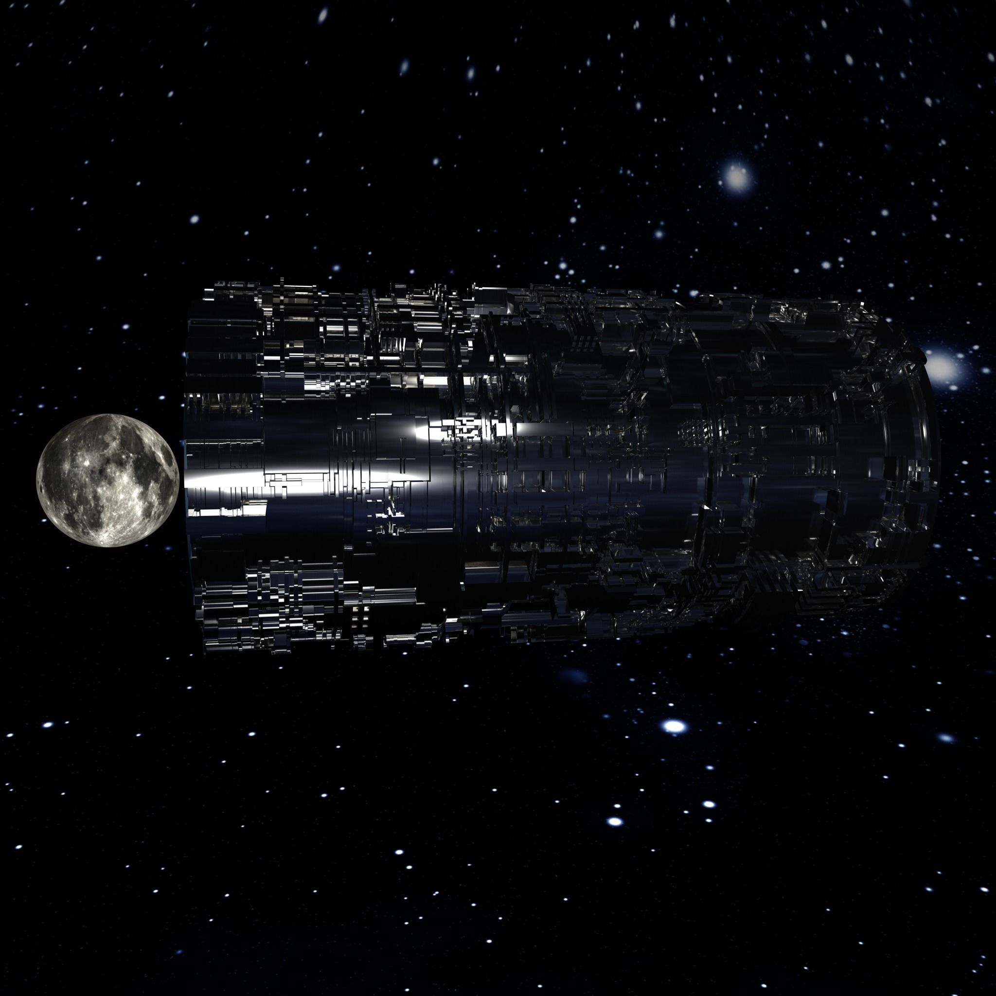 Abstract planet earth 3D model_6