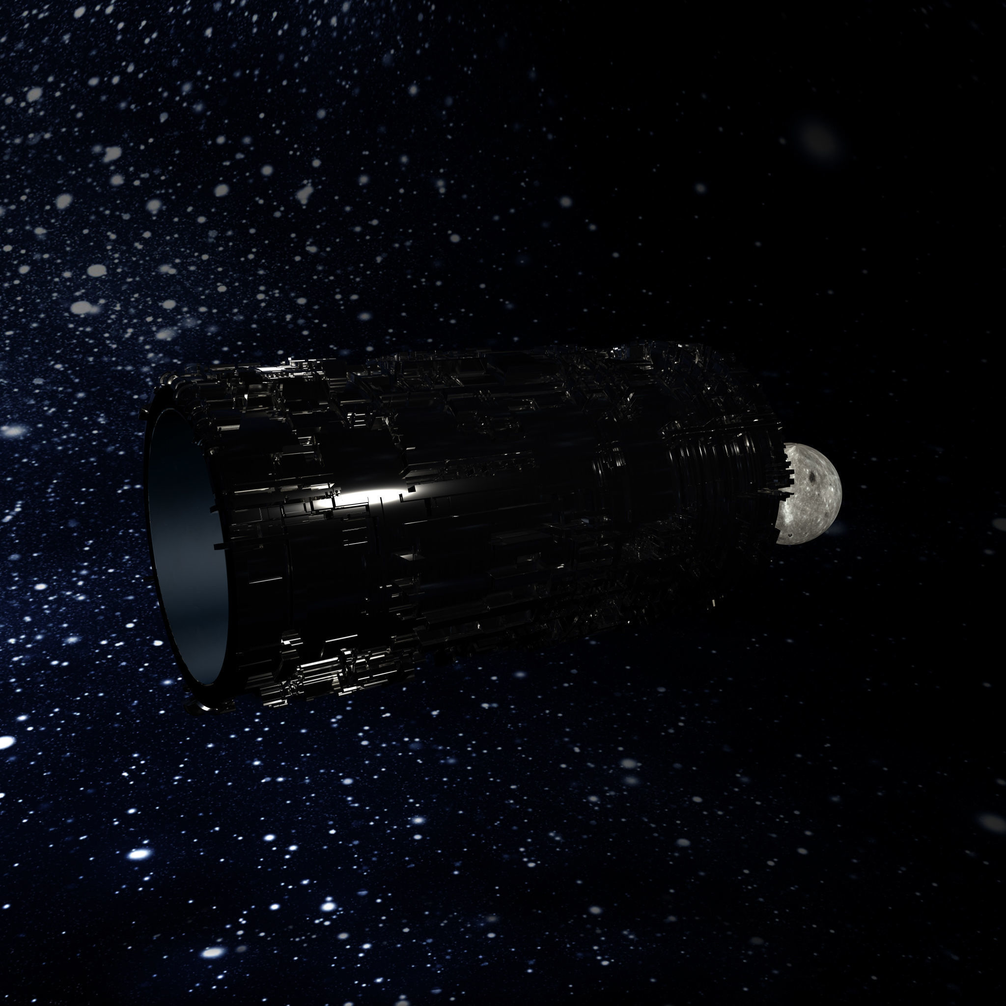 Abstract planet earth 3D model_16
