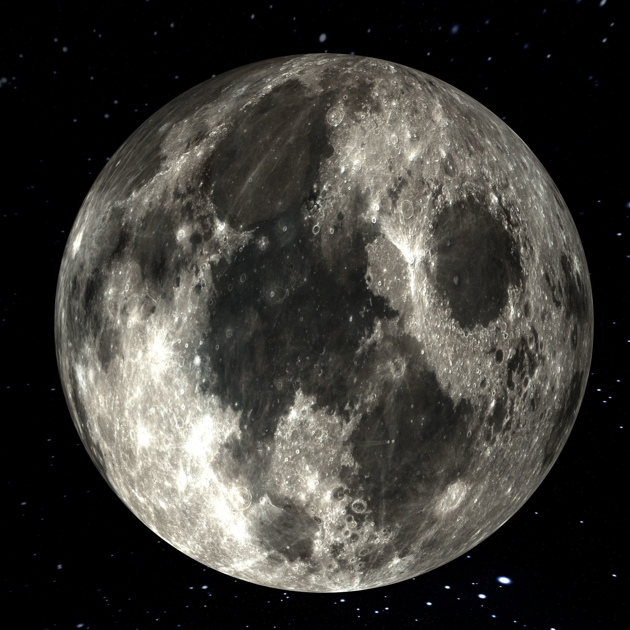 Abstract planet earth 3D model_15