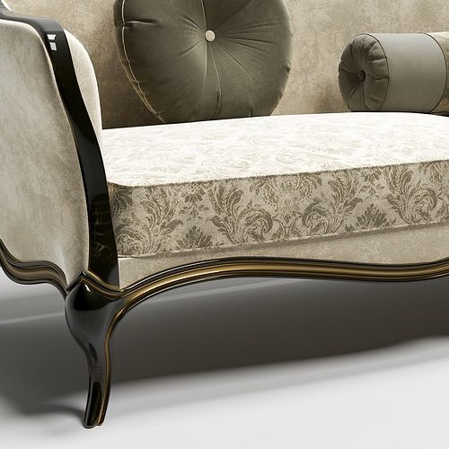 modern sofa 03 3D model 2