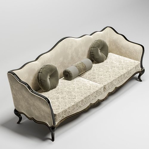 modern sofa 03 3D model 4