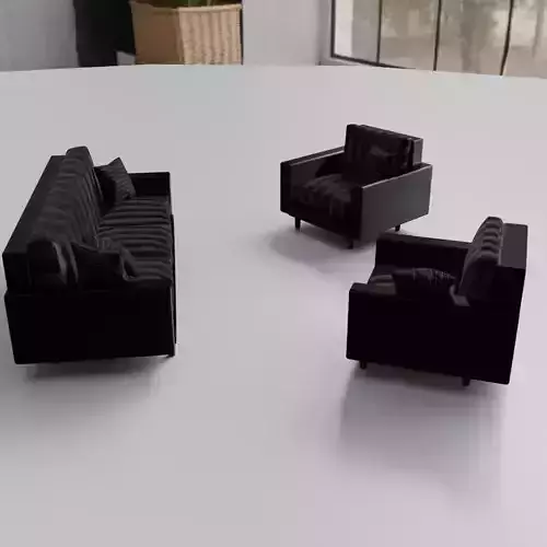 Sofa set with 3 Pieces