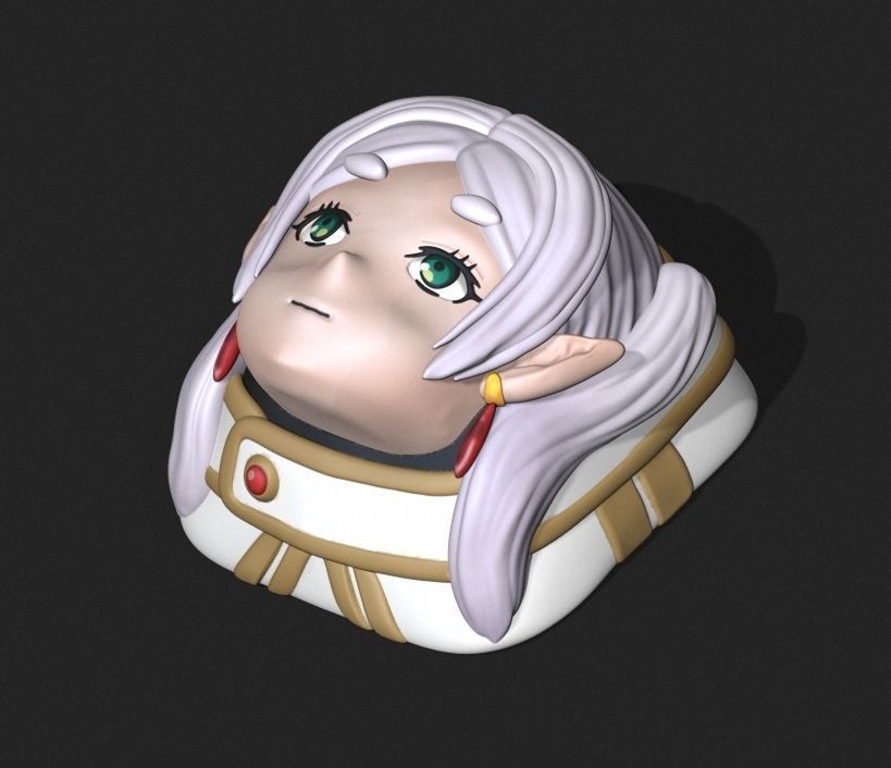FRIEREN ARTISAN KEYCAP 3D model 3D printable | CGTrader