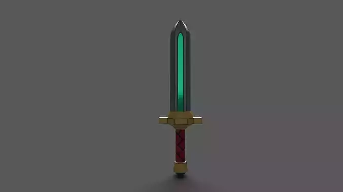 Lowpoly Stylized Sword