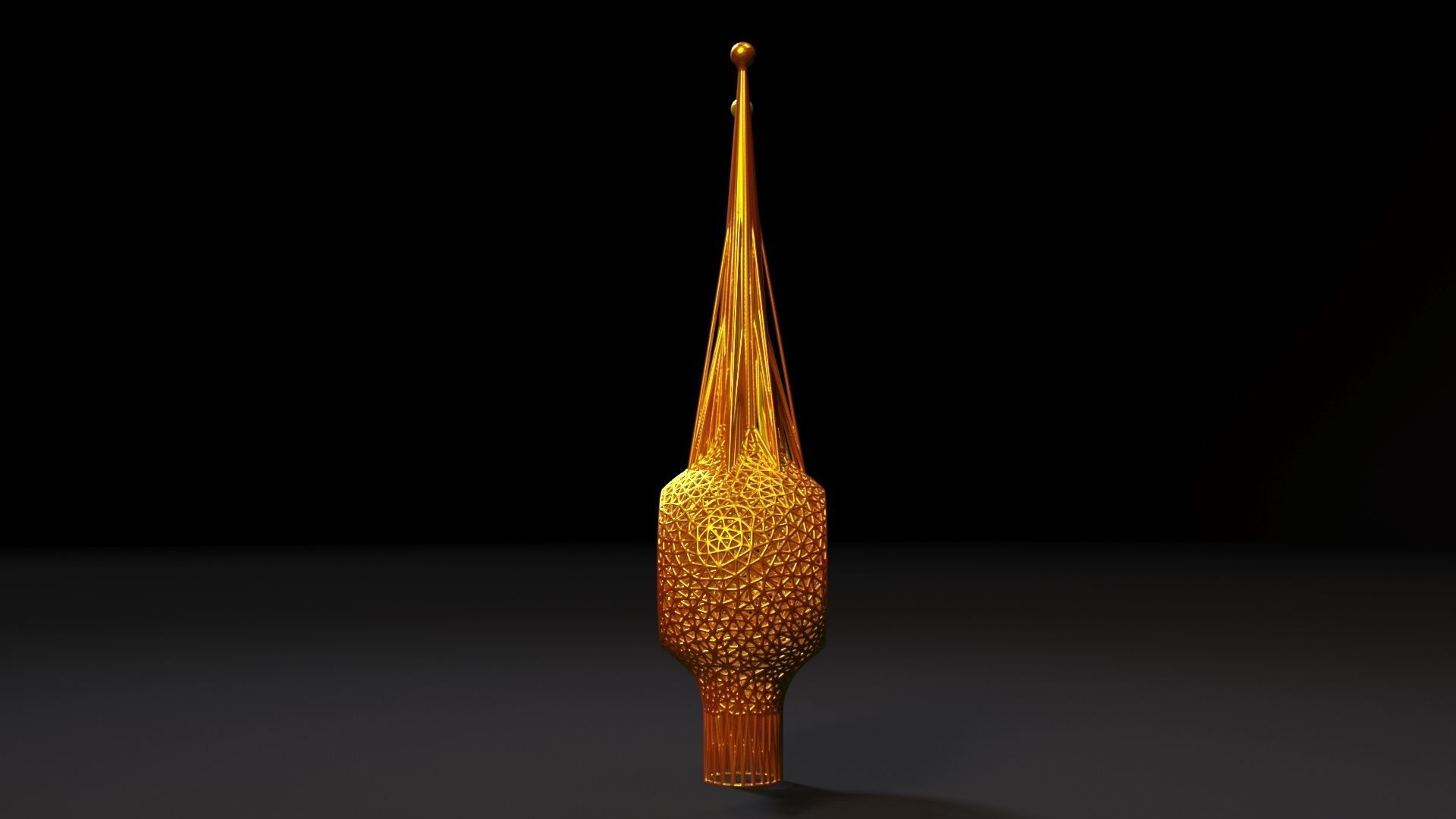 Christmas tree Star 3D print model_3