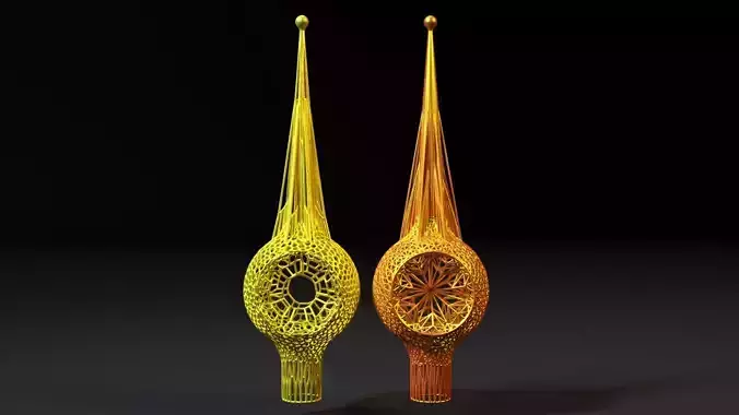 Christmas tree Star 3D print model