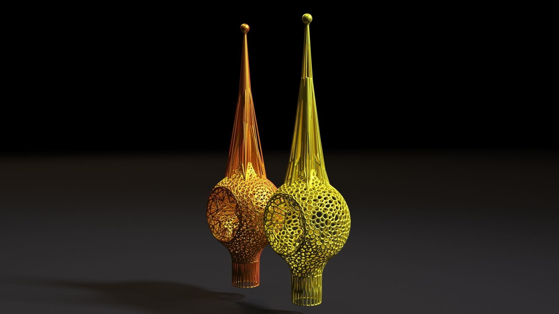 Christmas tree Star 3D print model_6