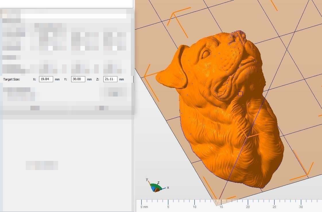 Rottweiler bust dog 3D print model_35