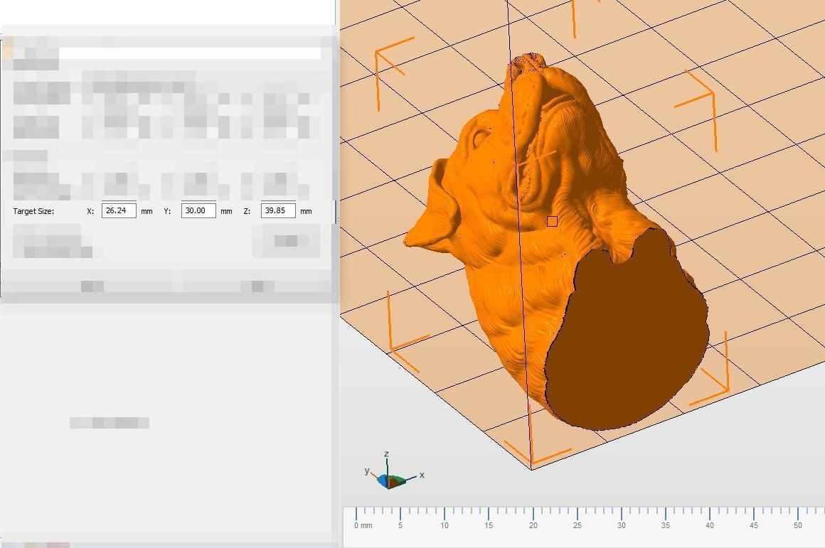 Rottweiler bust dog 3D print model_34