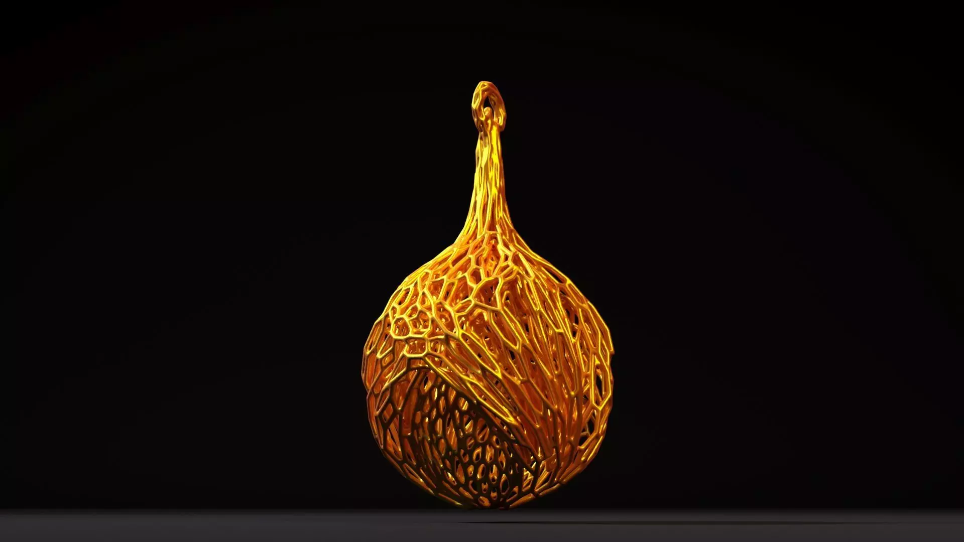 Christmas ball on the tree 3D print model_0