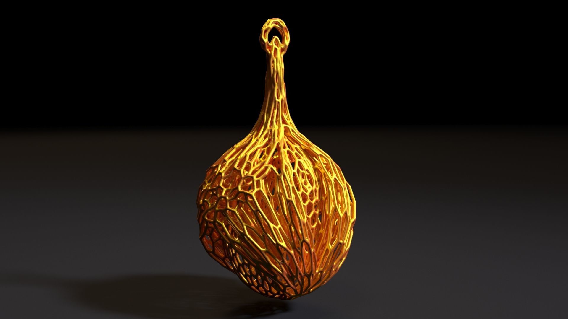 Christmas ball on the tree 3D print model_5