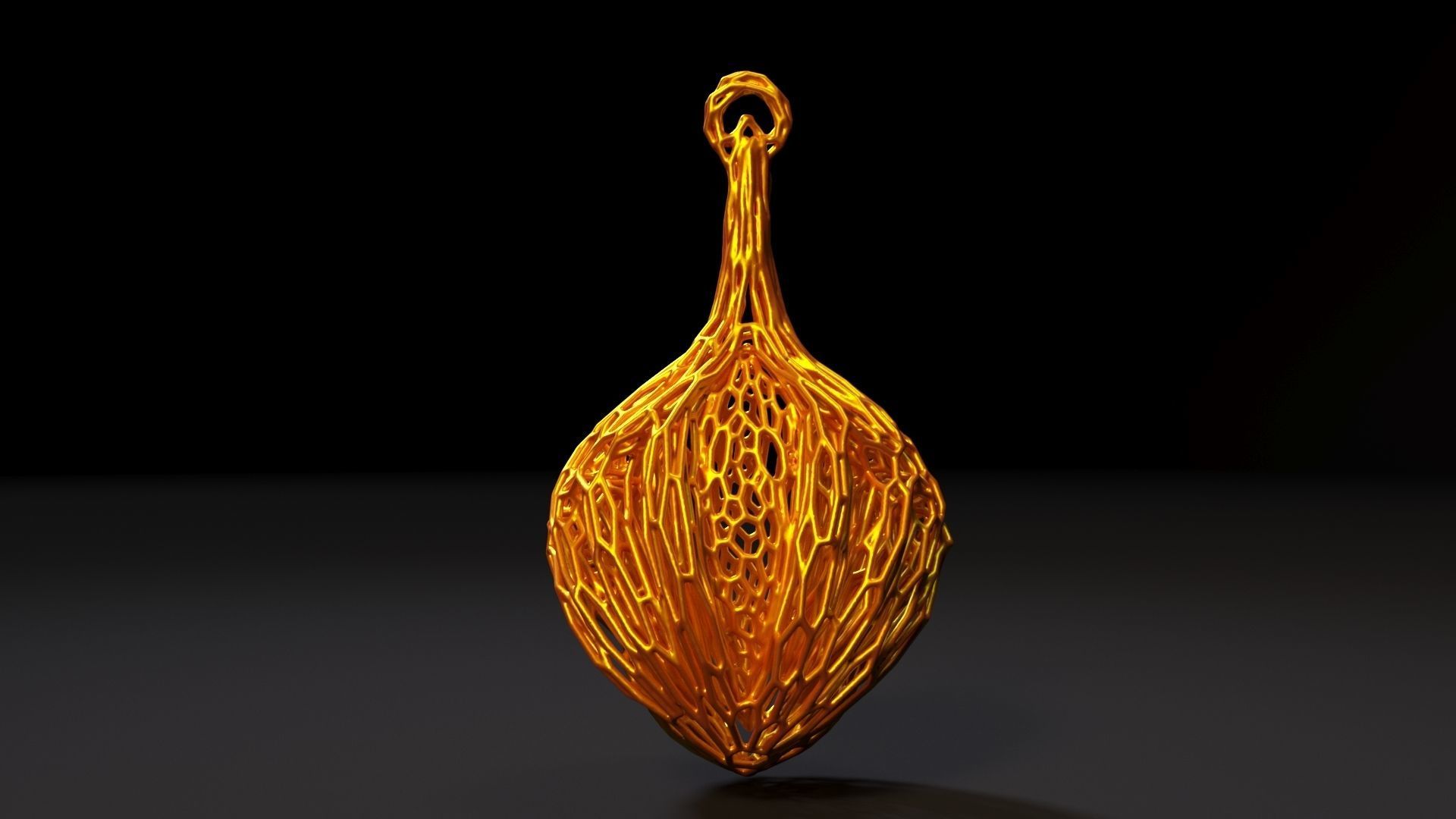 Christmas ball on the tree 3D print model_2