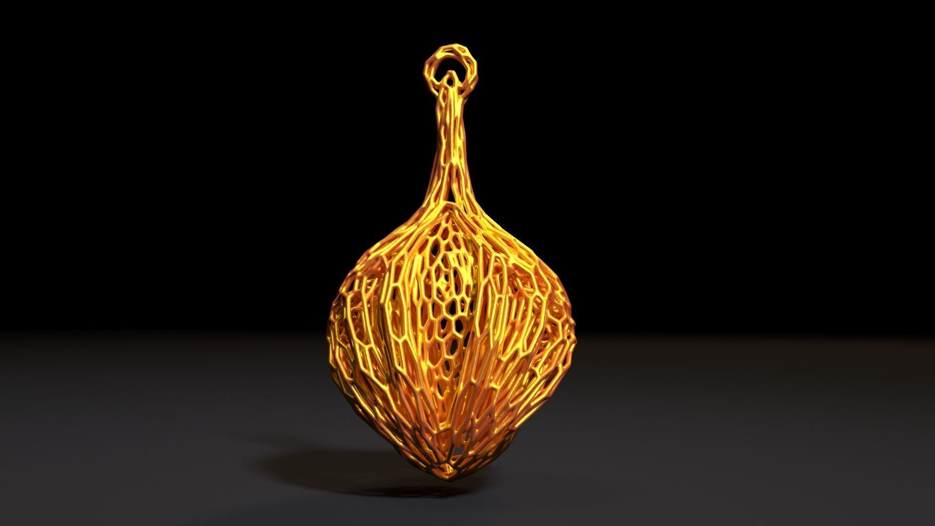 Christmas ball on the tree 3D print model_6