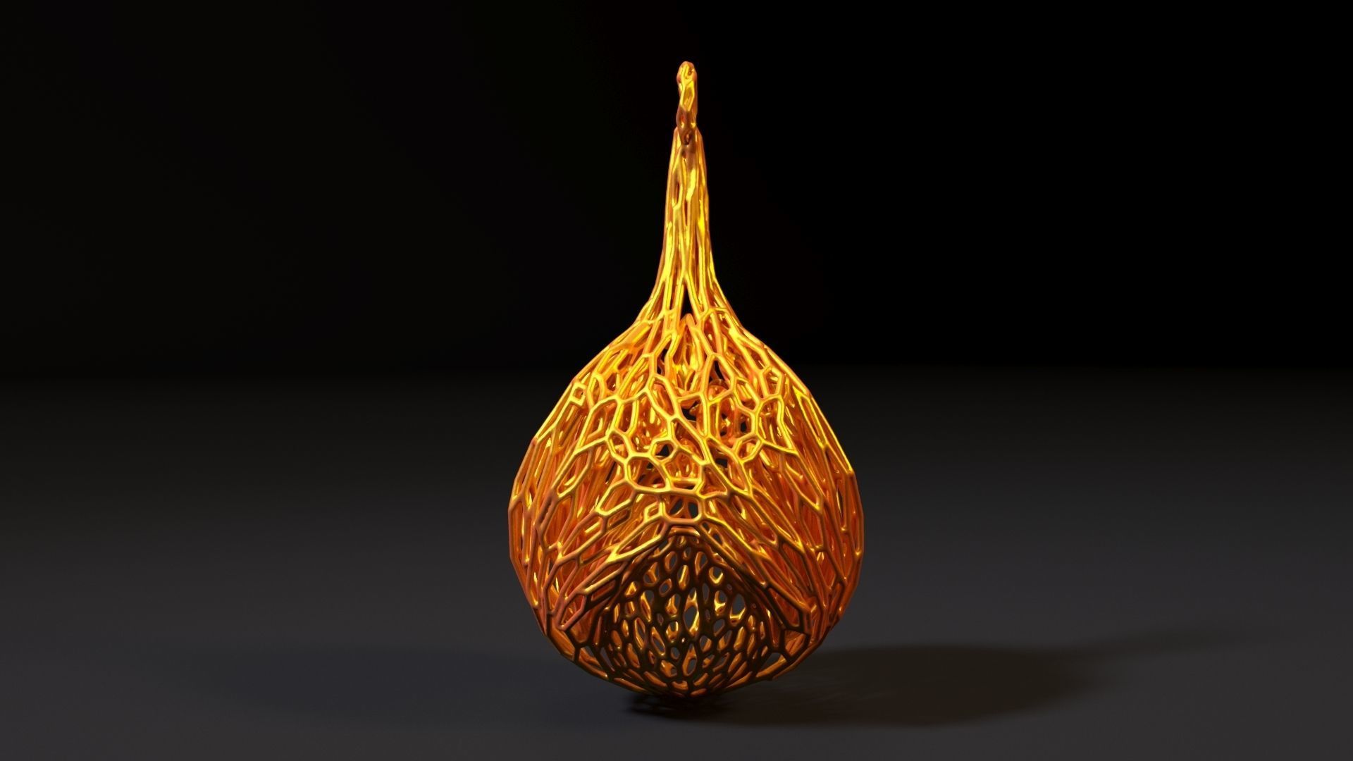 Christmas ball on the tree 3D print model_8