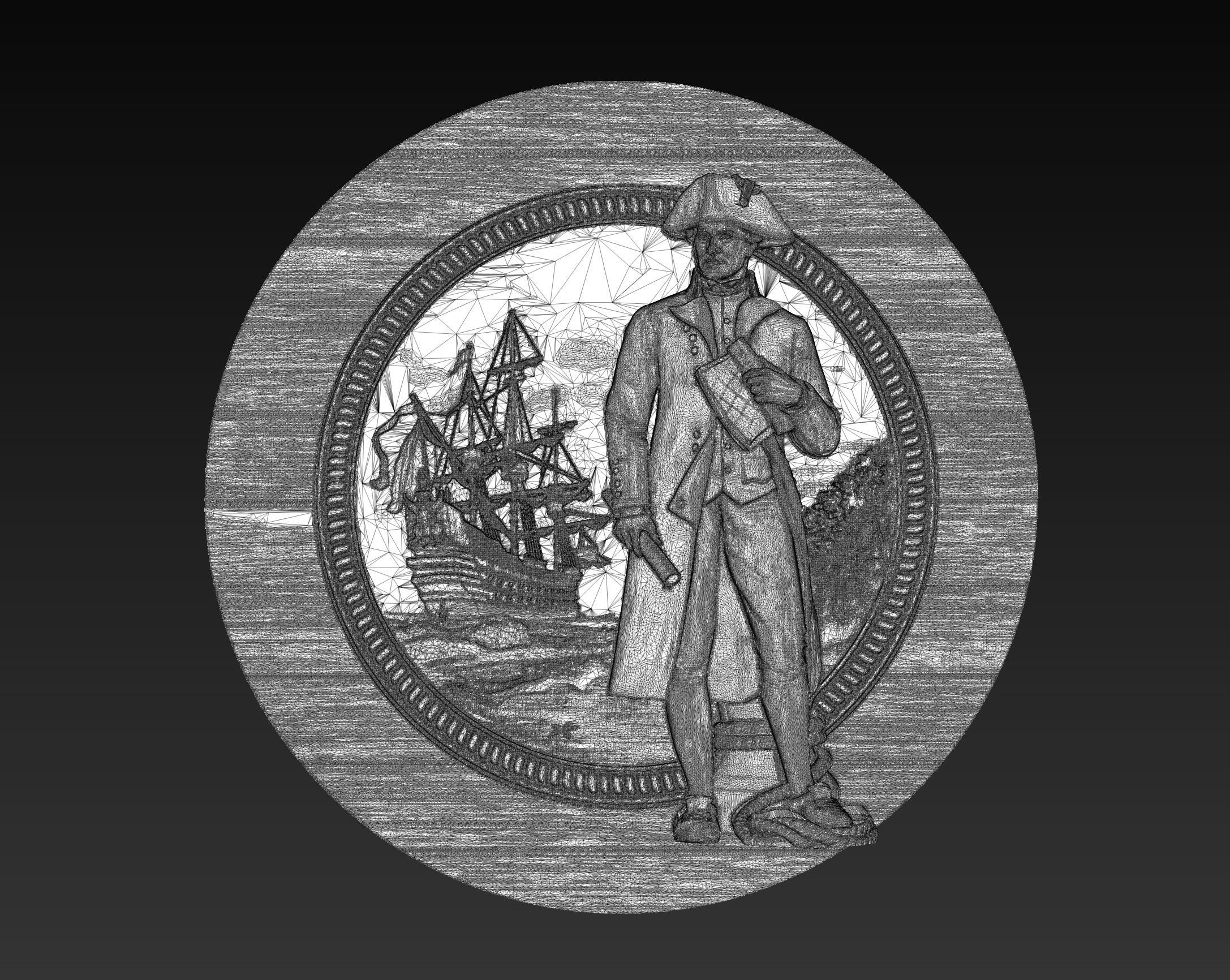 captain 3D print model_9