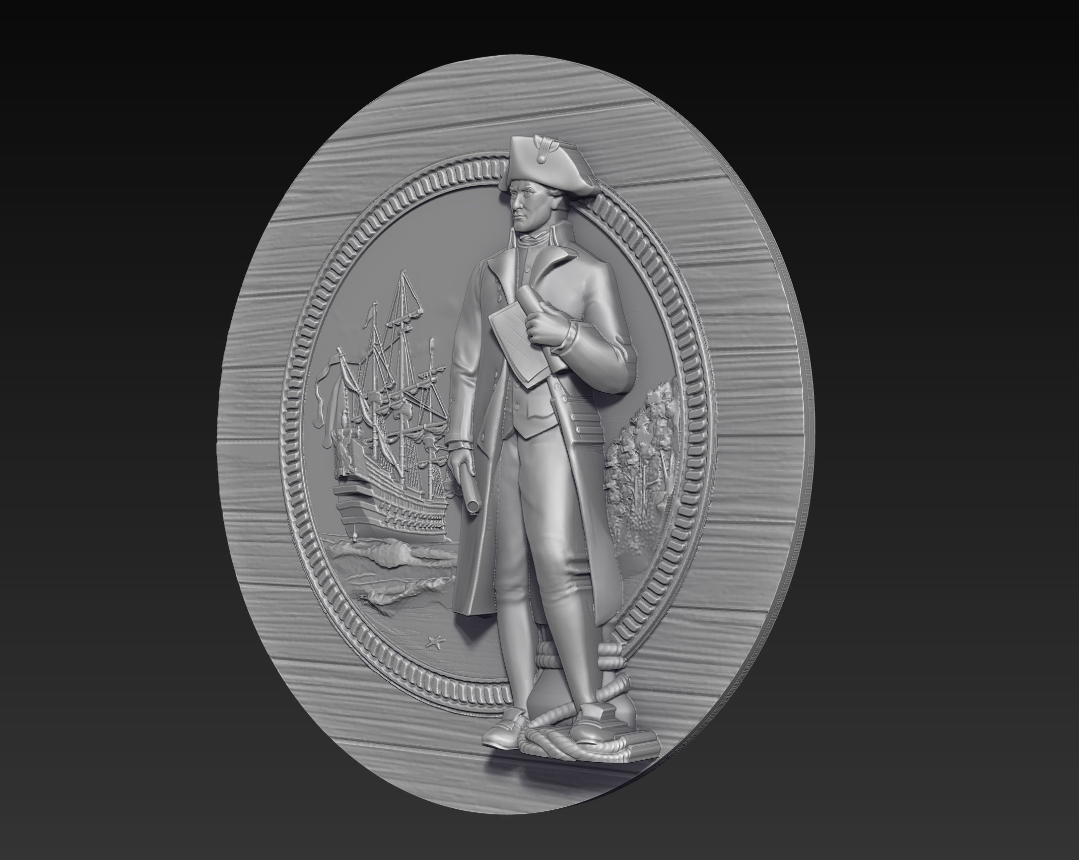 captain 3D print model_5