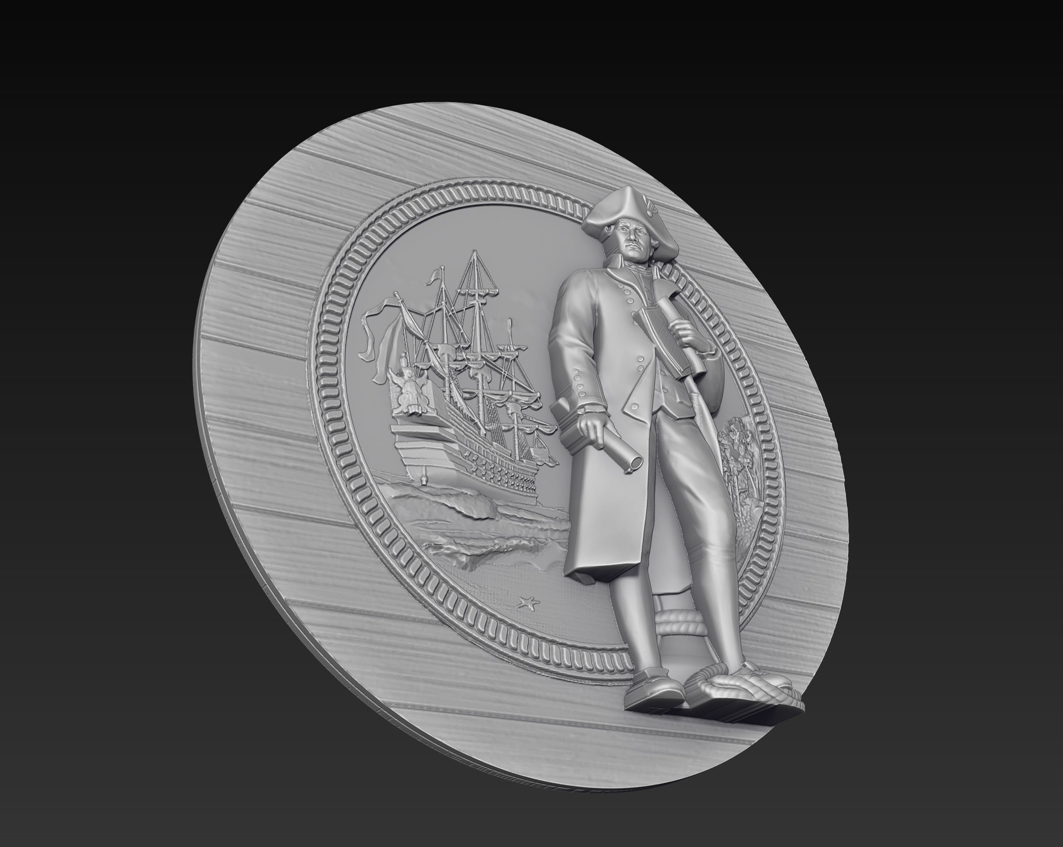 captain 3D print model_7