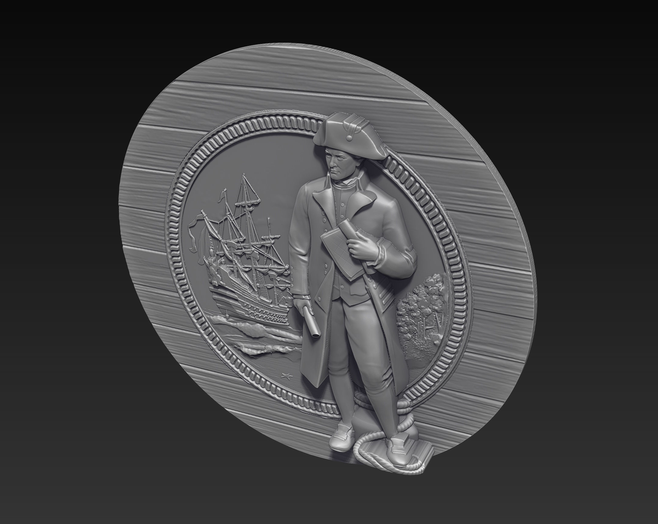 captain 3D print model_6