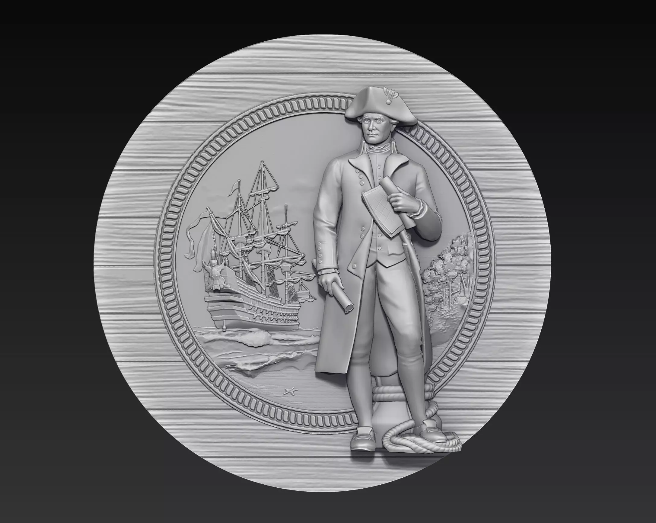 captain 3D print model_0