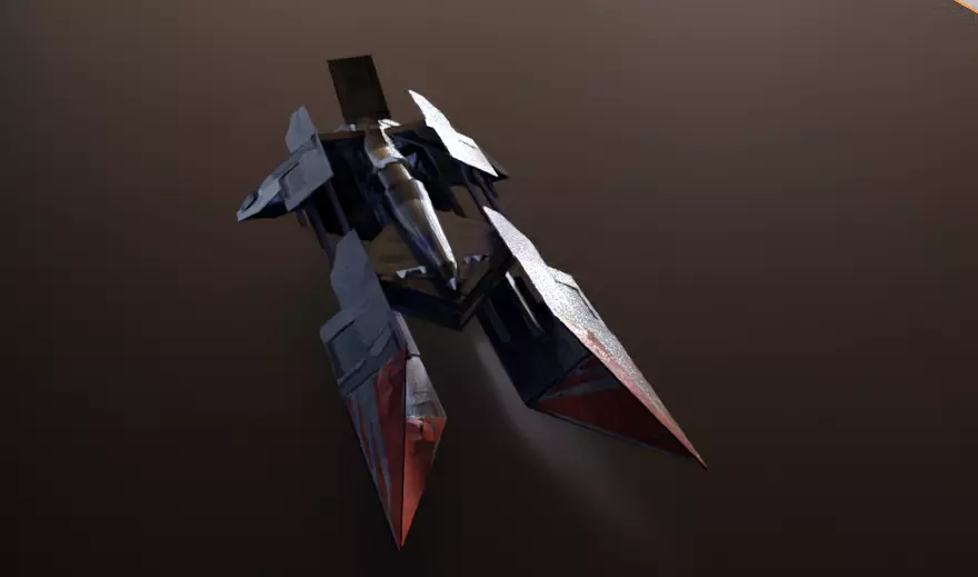 Rihkxyrk Assault Fighter Free 3D model