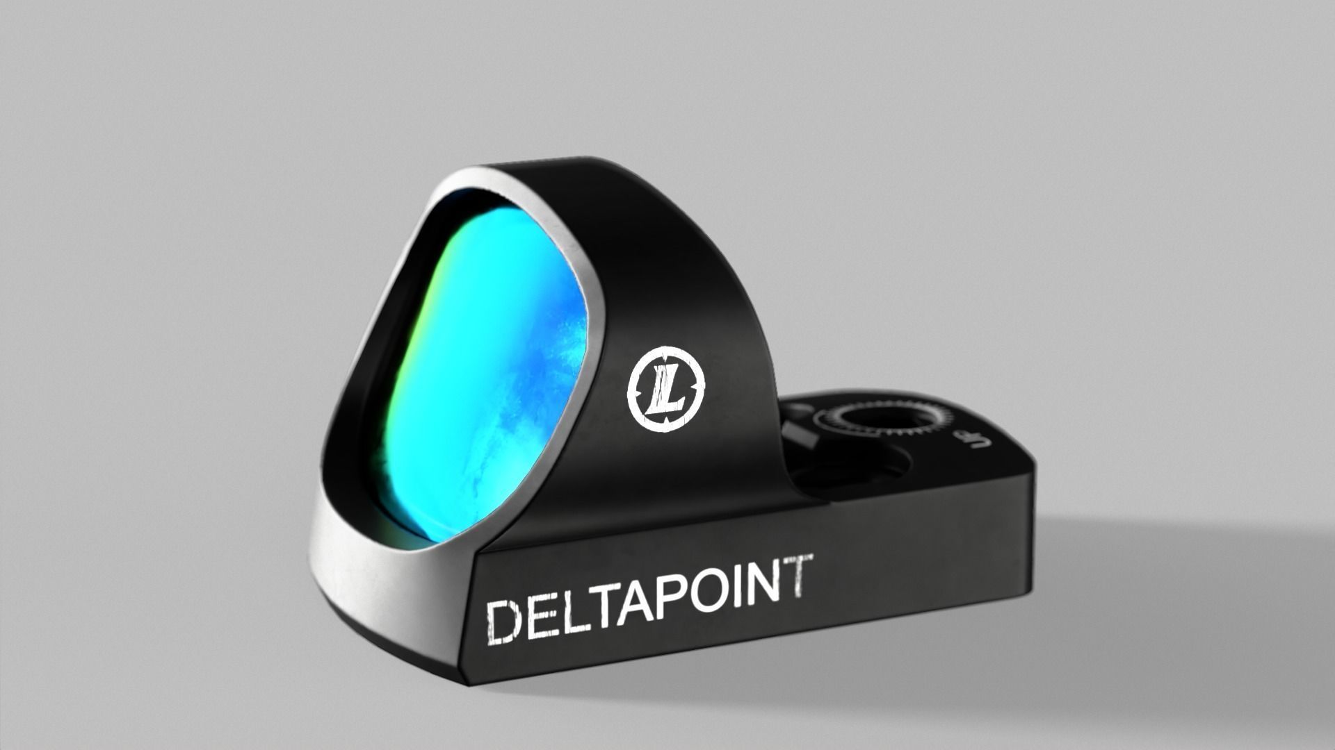 Leupold Mark 4 HAMR Scope Low-poly 3D model_7