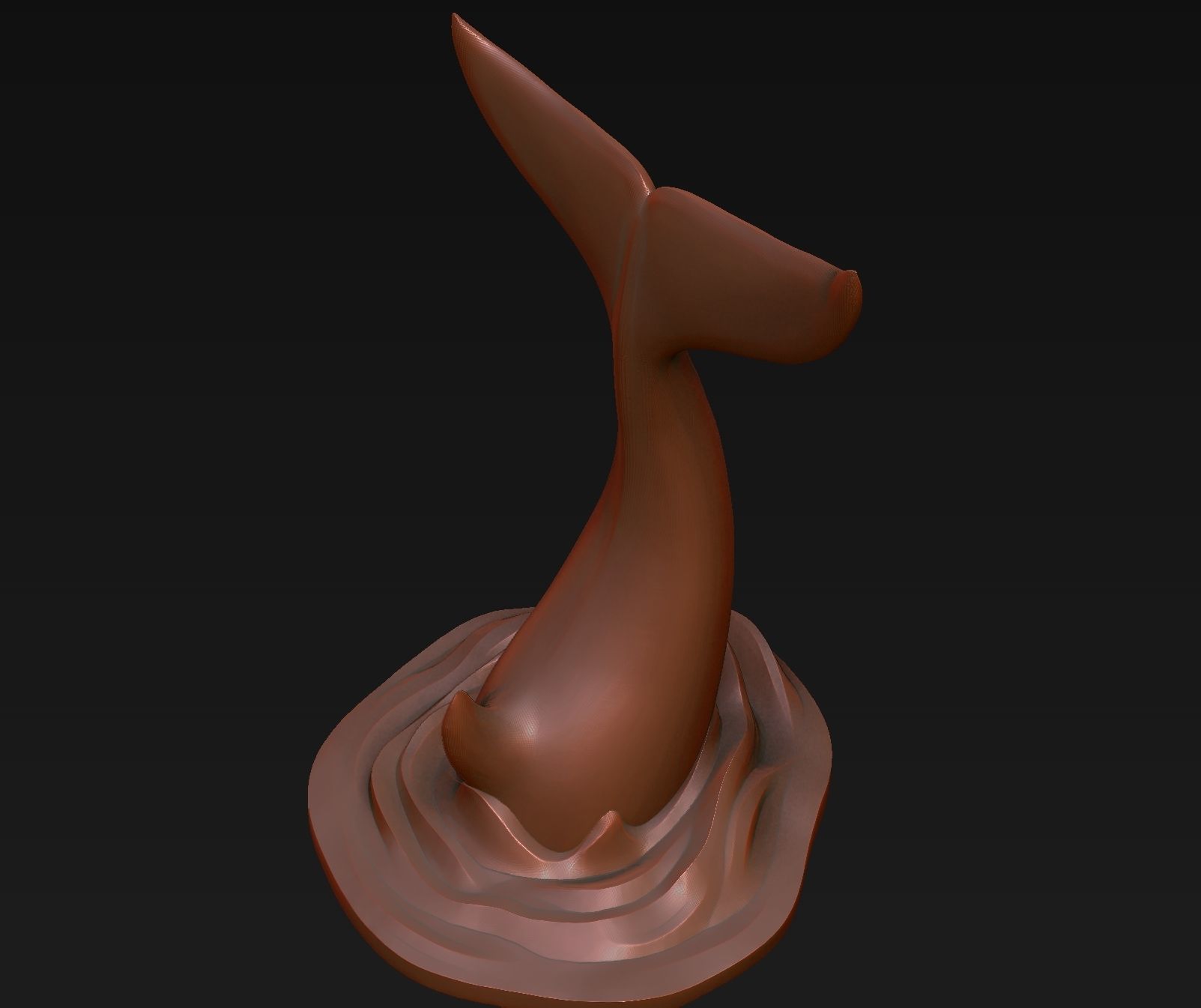 Orca tail 3D print model_27