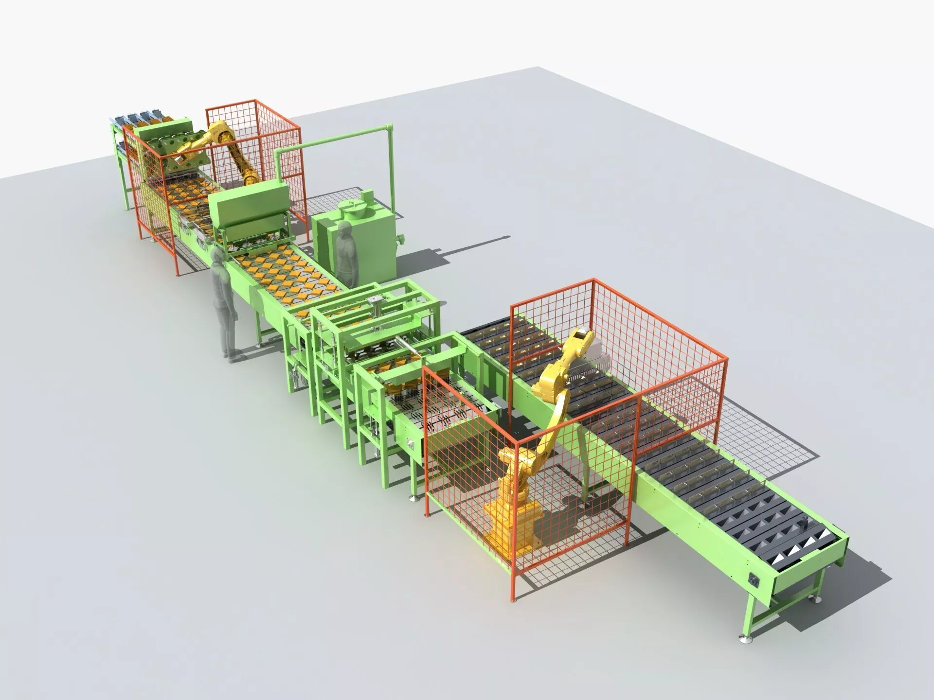 Industrial Equipment 17 - Sandwich Burger Production Line 3D model