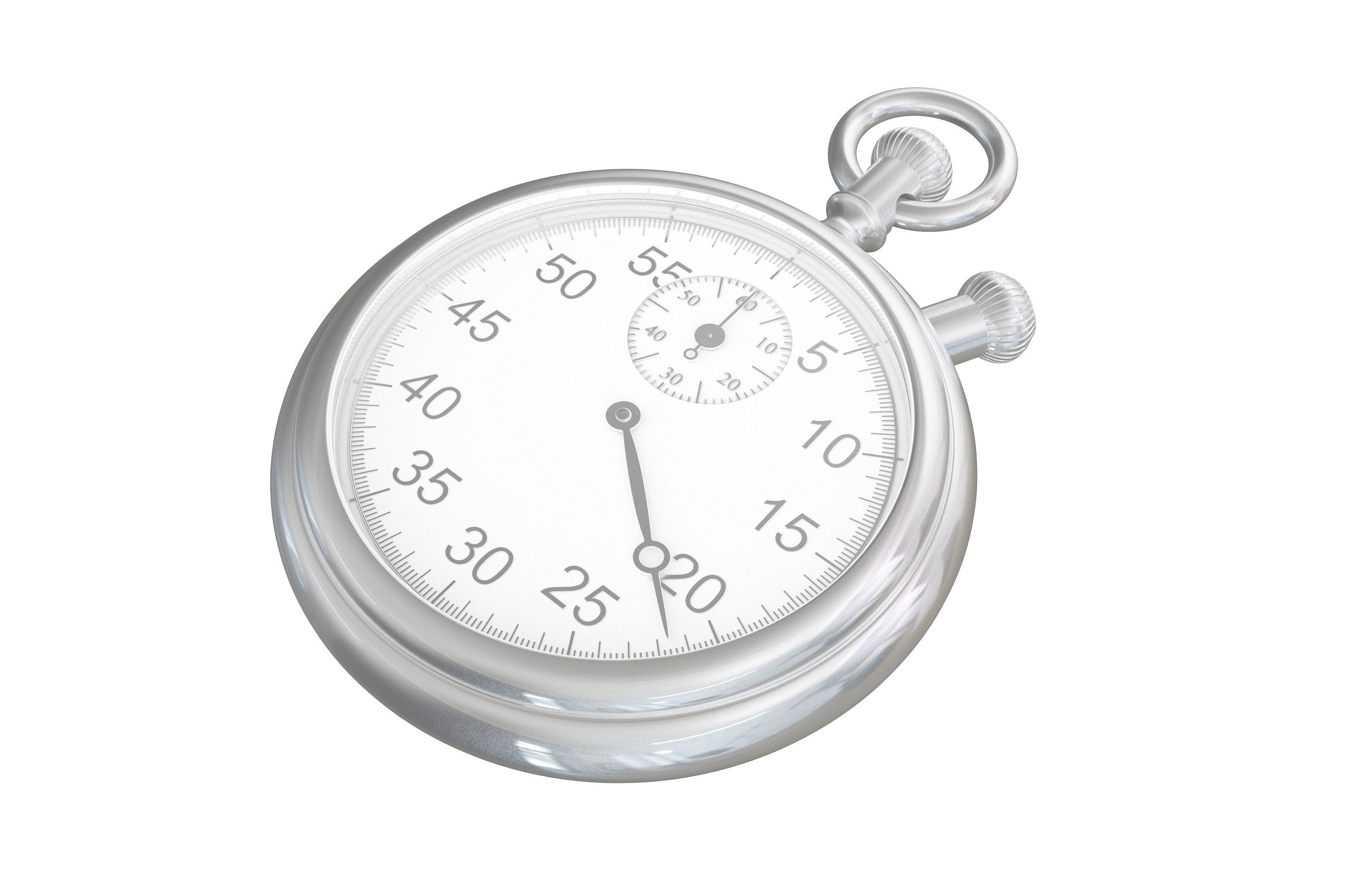 Stopwatch 3D model_1