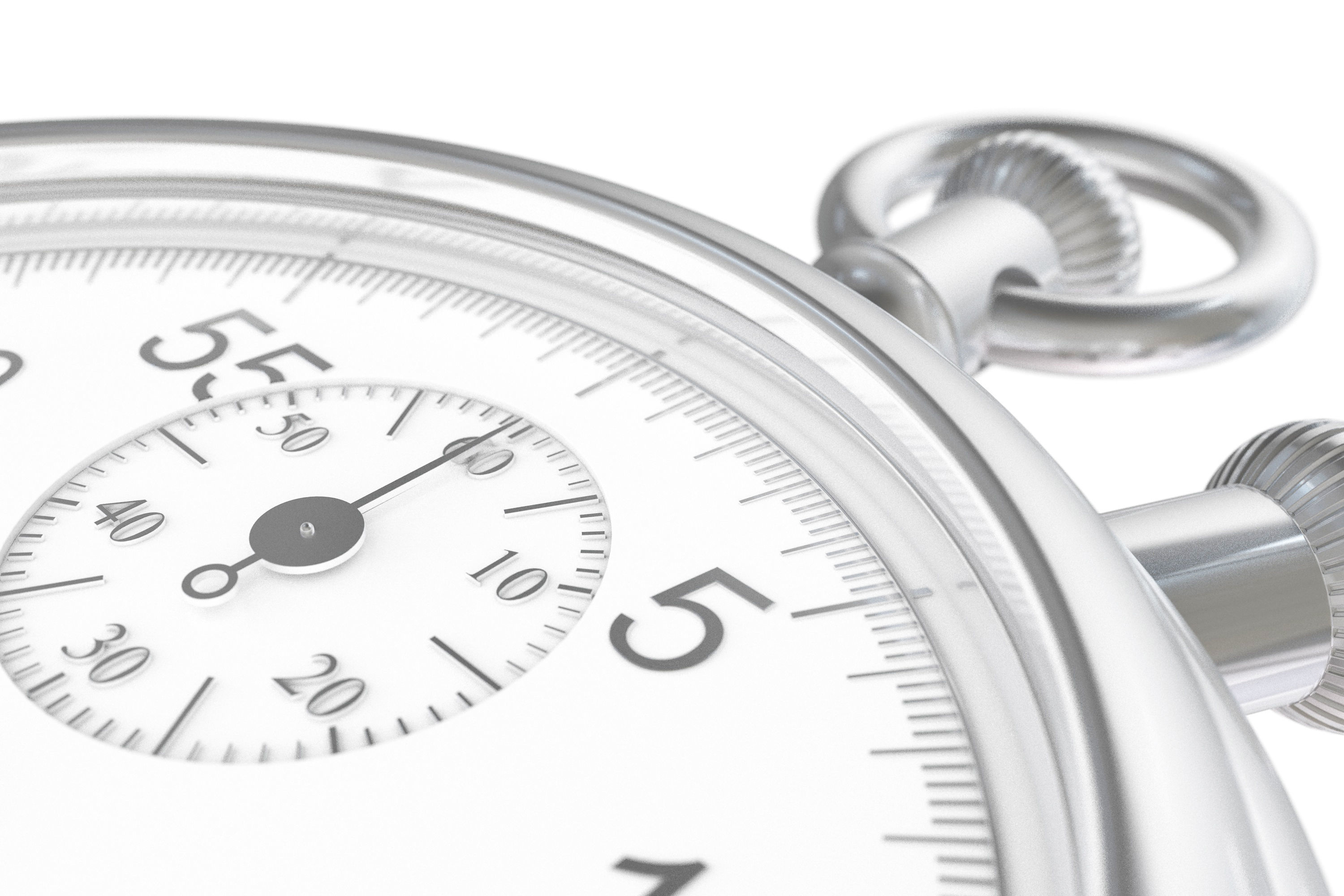 Stopwatch 3D model_4