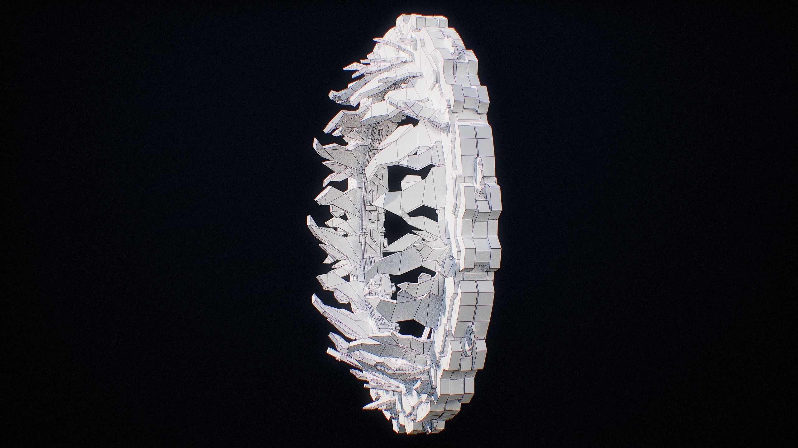 Sci-Fi Star Gates Type 01 PBR Low-poly 3D model_45