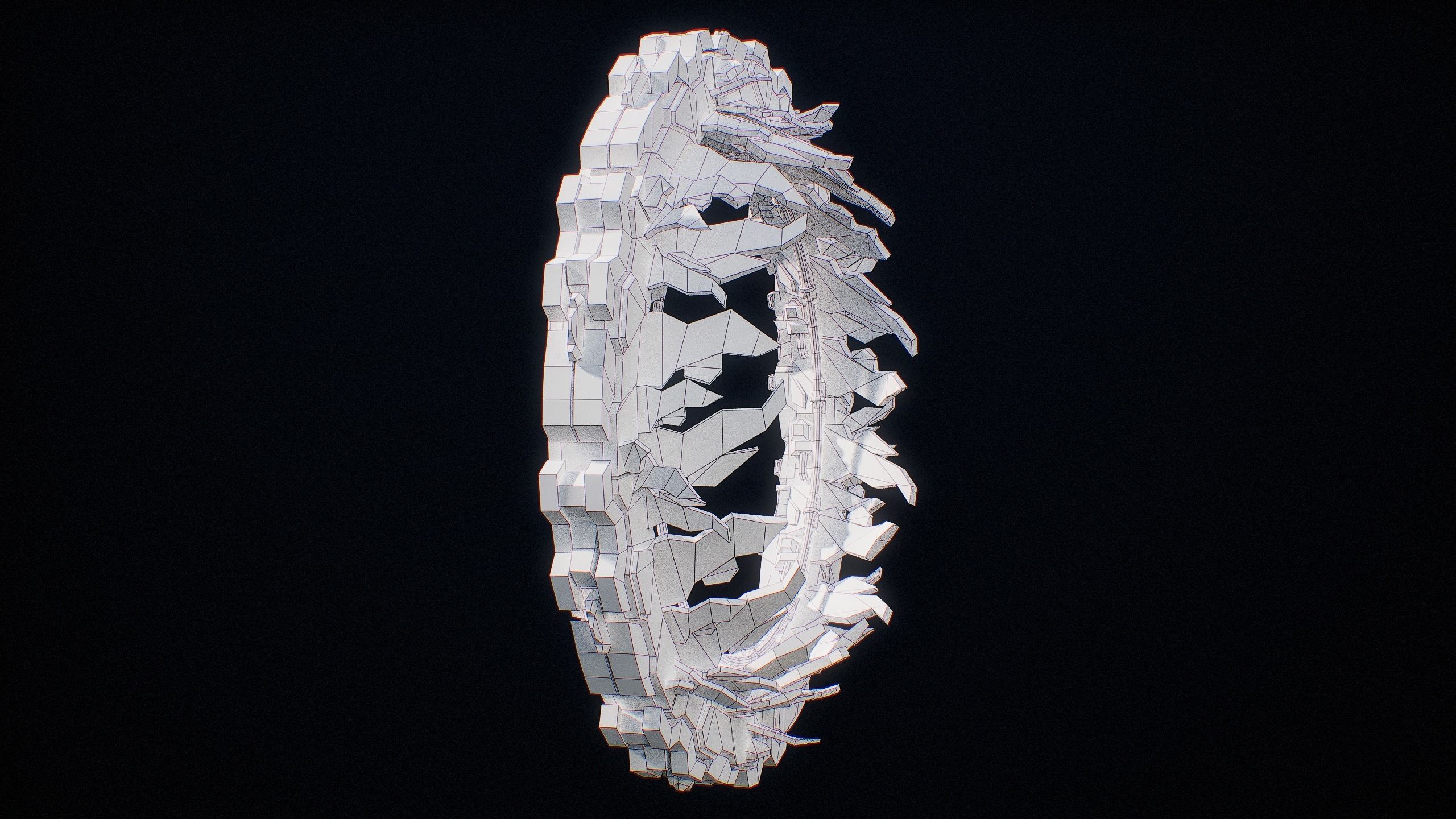 Sci-Fi Star Gates Type 01 PBR Low-poly 3D model_57