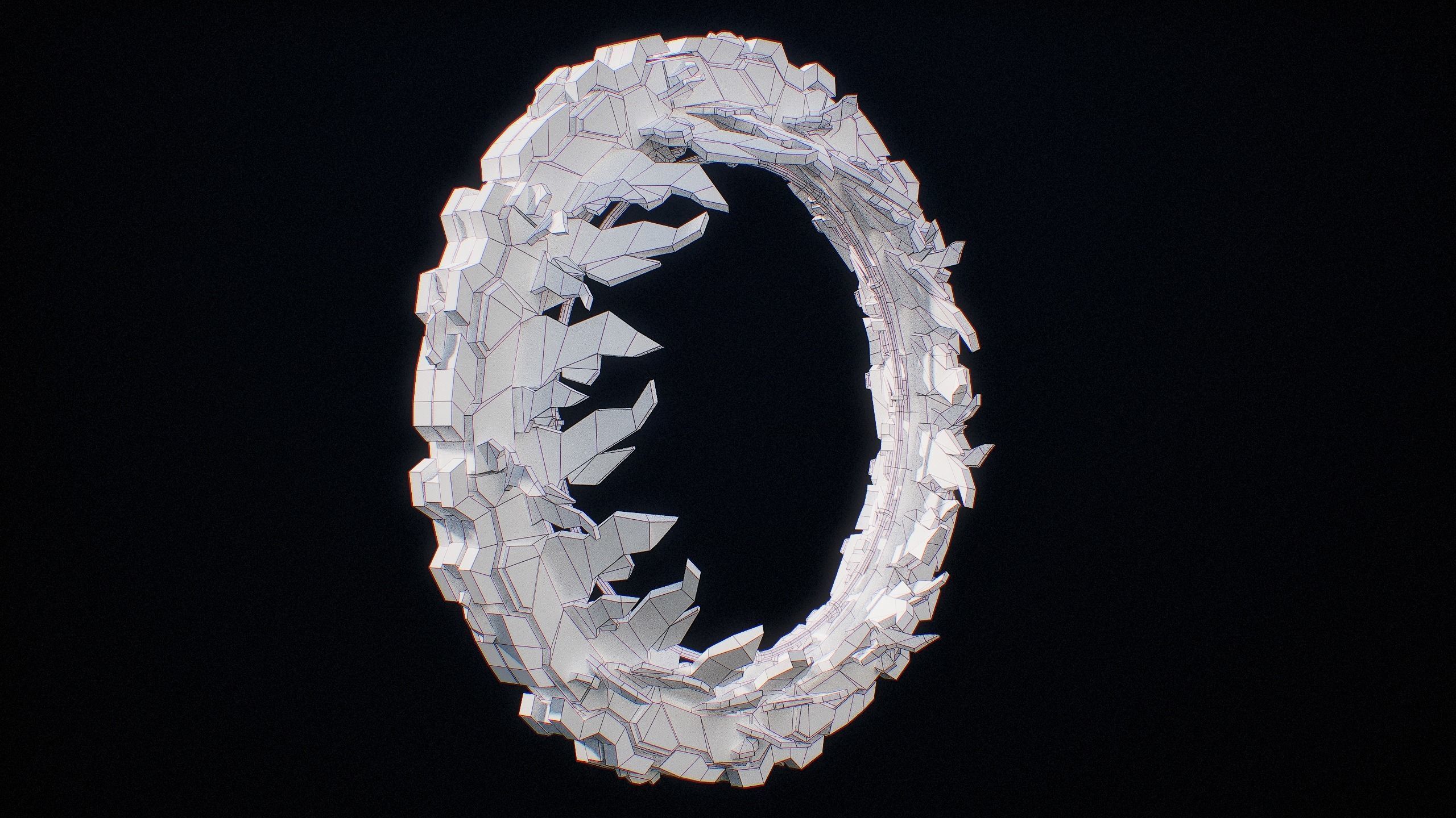 Sci-Fi Star Gates Type 01 PBR Low-poly 3D model_55