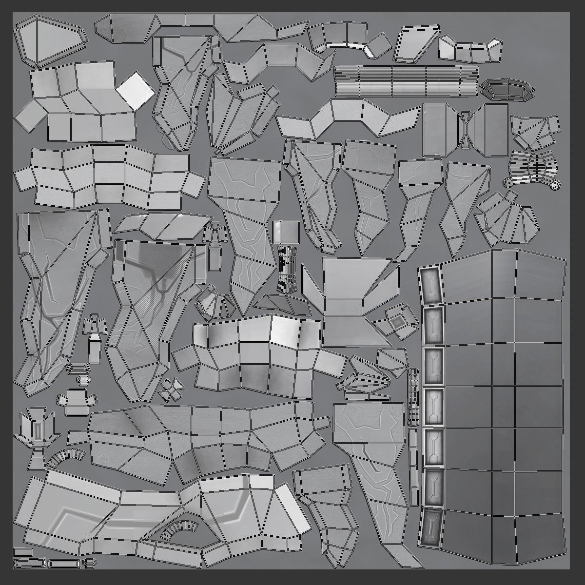 Sci-Fi Star Gates Type 01 PBR Low-poly 3D model_64