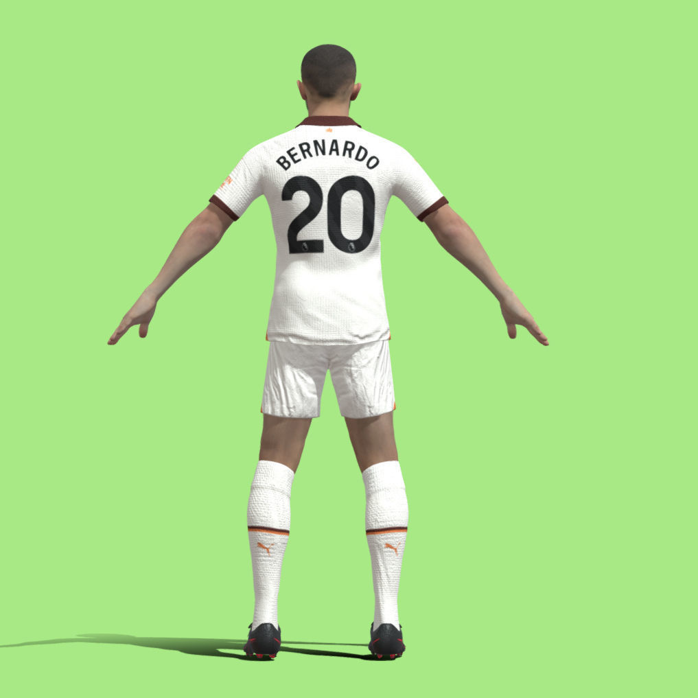 T-Pose Bernardo Silva Manchester City 23-24 3D model_4