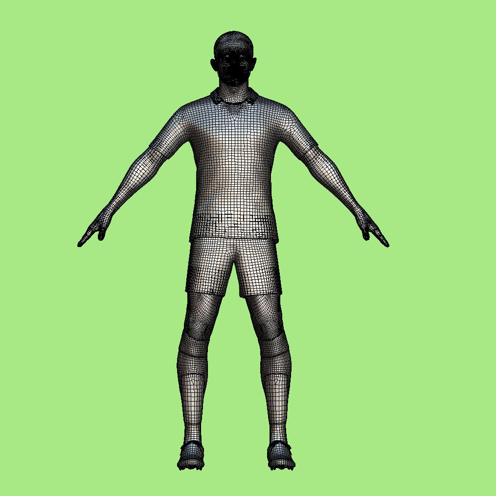 T-Pose Bernardo Silva Manchester City 23-24 3D model_6