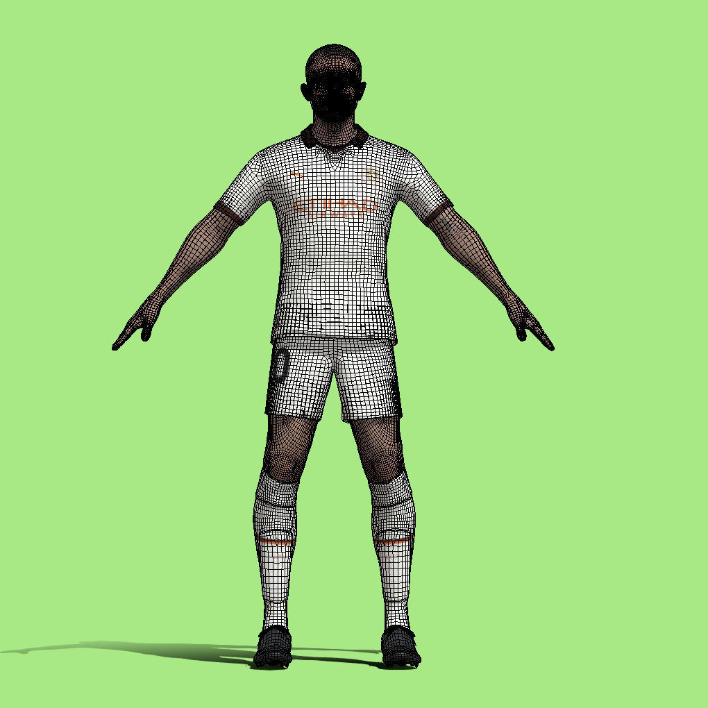 T-Pose Bernardo Silva Manchester City 23-24 3D model_7