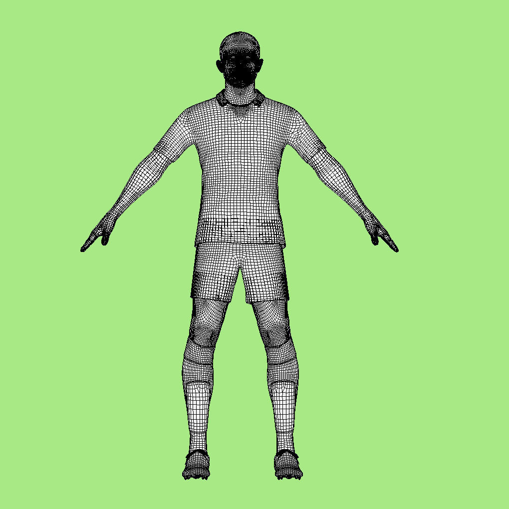 T-Pose Bernardo Silva Manchester City 23-24 3D model_10
