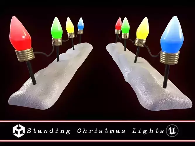 Modular Standing Christmas Lights for Exterior