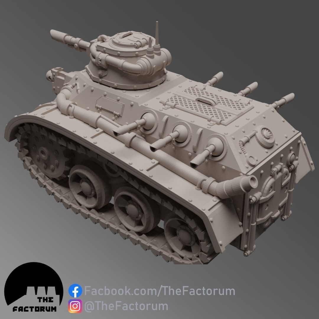 Heavy Infantry transport Pre-Supported 3D print model_1