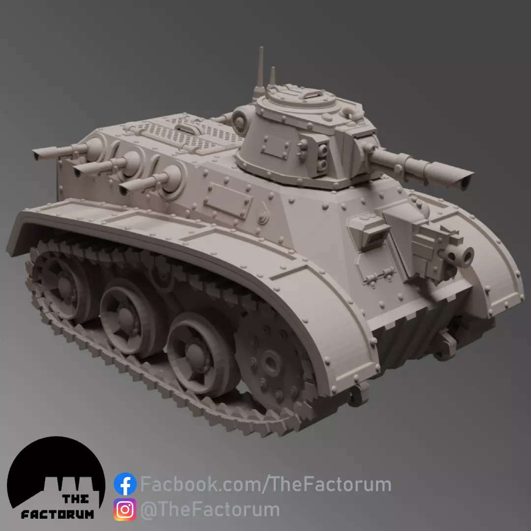 Heavy Infantry transport Pre-Supported 3D print model_0