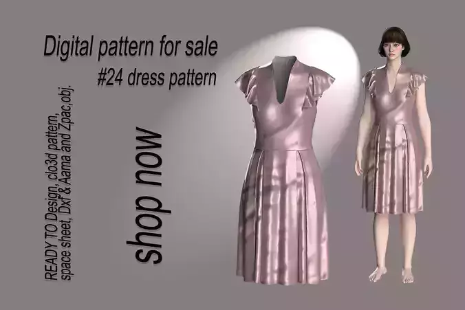 24 dress pattern for women
