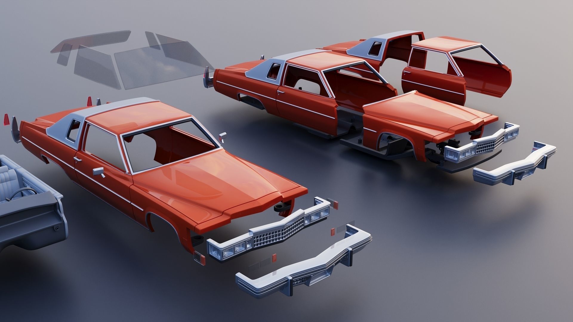 Cadillac Coupe Deville 1977 3D print model_17