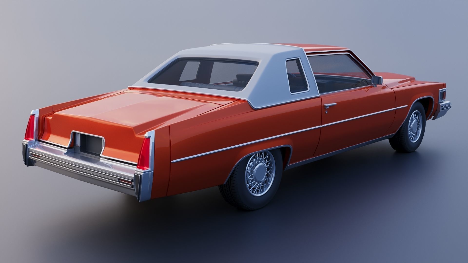 Cadillac Coupe Deville 1977 3D print model_5