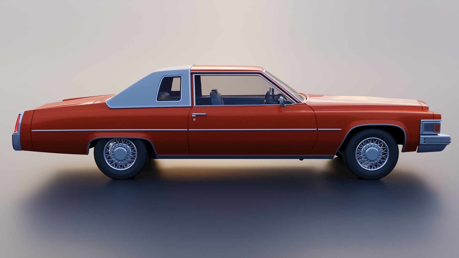 Cadillac Coupe Deville 1977 3D print model_7