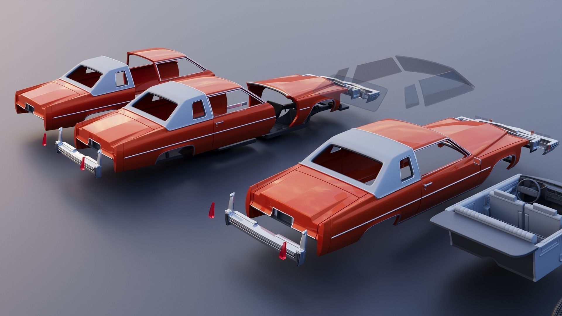 Cadillac Coupe Deville 1977 3D print model_14