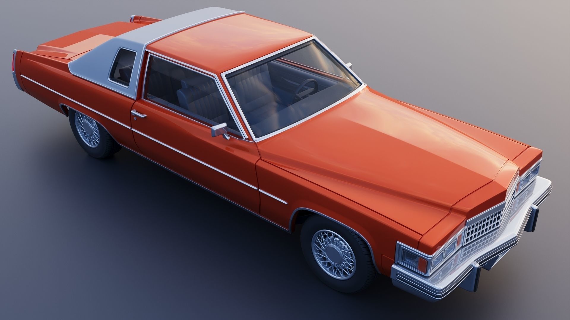 Cadillac Coupe Deville 1977 3D print model_10